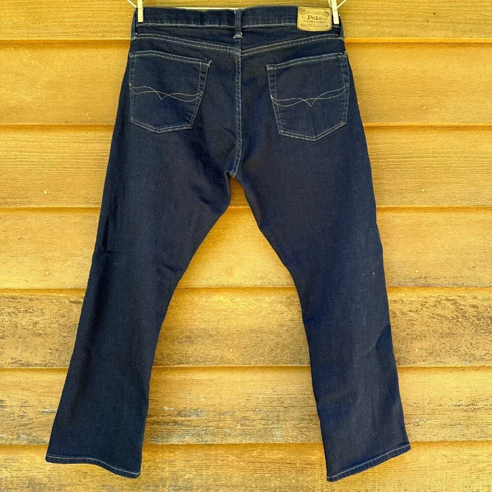 Polo Ralph Lauren Original Quality Straight Leg Dark Blue Men’s Jeans Size 34